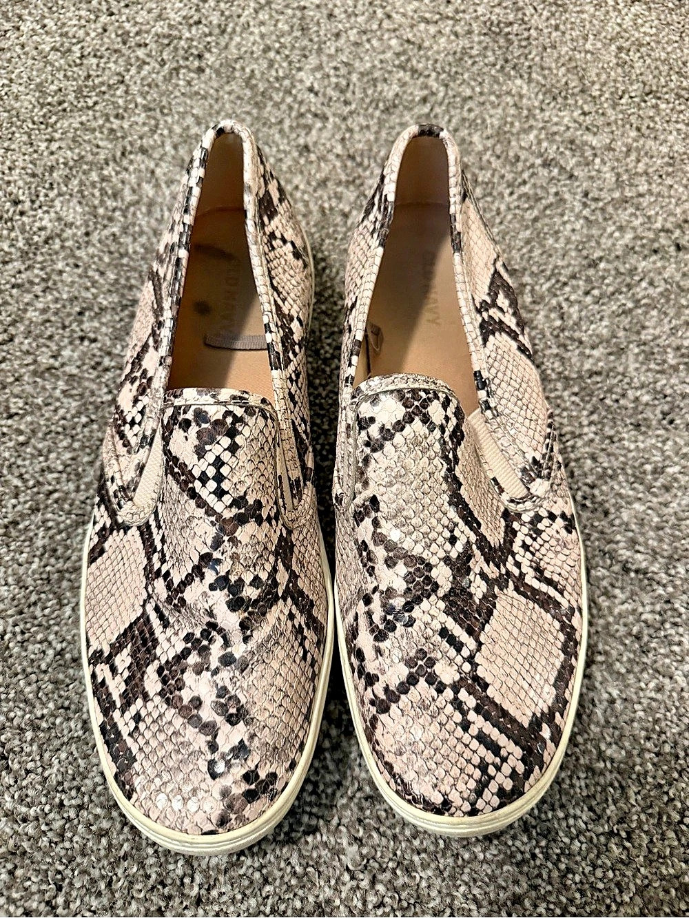Old Navy Faux-Snakeskin Slip-Ons